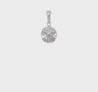 3D Classic Football / Soccer Ball Pendant (Silver)