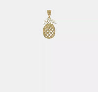 3D Mesh Pineapple Pendant (14K)
