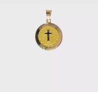 Confirmation Medal Hollow Pendant (14K) 360 - Popular Jewelry - New  York