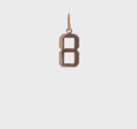 Varsity Number 8 Pendant (14K) 360 - Popular Jewelry - New York