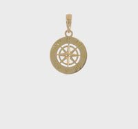Mini Nautical Compass Pendant (14K)