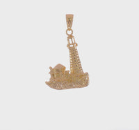 3D Lighthouse Pendant (14K)