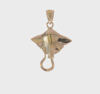 Classic Stingray Fish Pendant (14K)