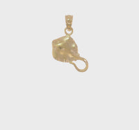 Sandblast Stingray Pendant (14K)