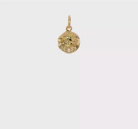 Football / Soccer Ball Nugget Pendant (14K)