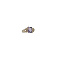 Purple Stone Baby-Sized Ring (14K)