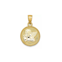 Round Baby Angel Pendant (14K)