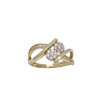 Flower Cubic Zirconia Ring (14K)