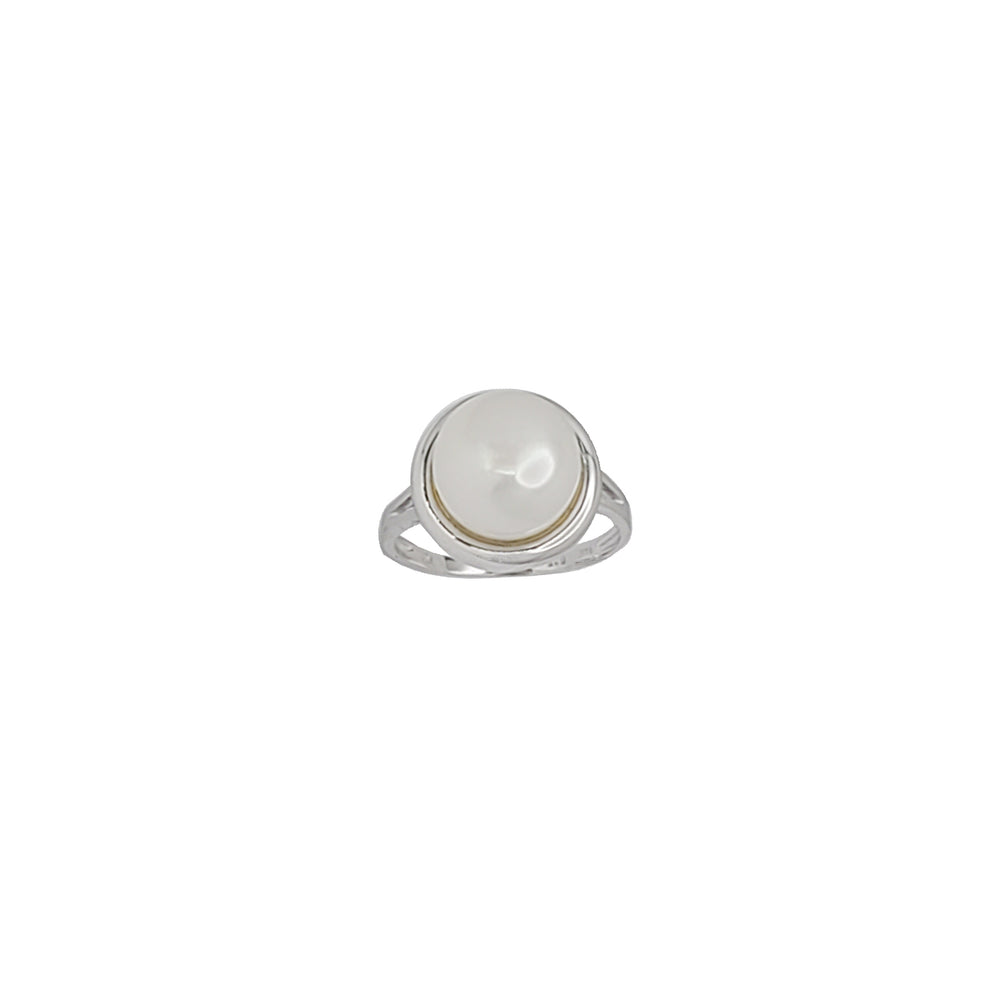 Halo Pearl Ring (14K)