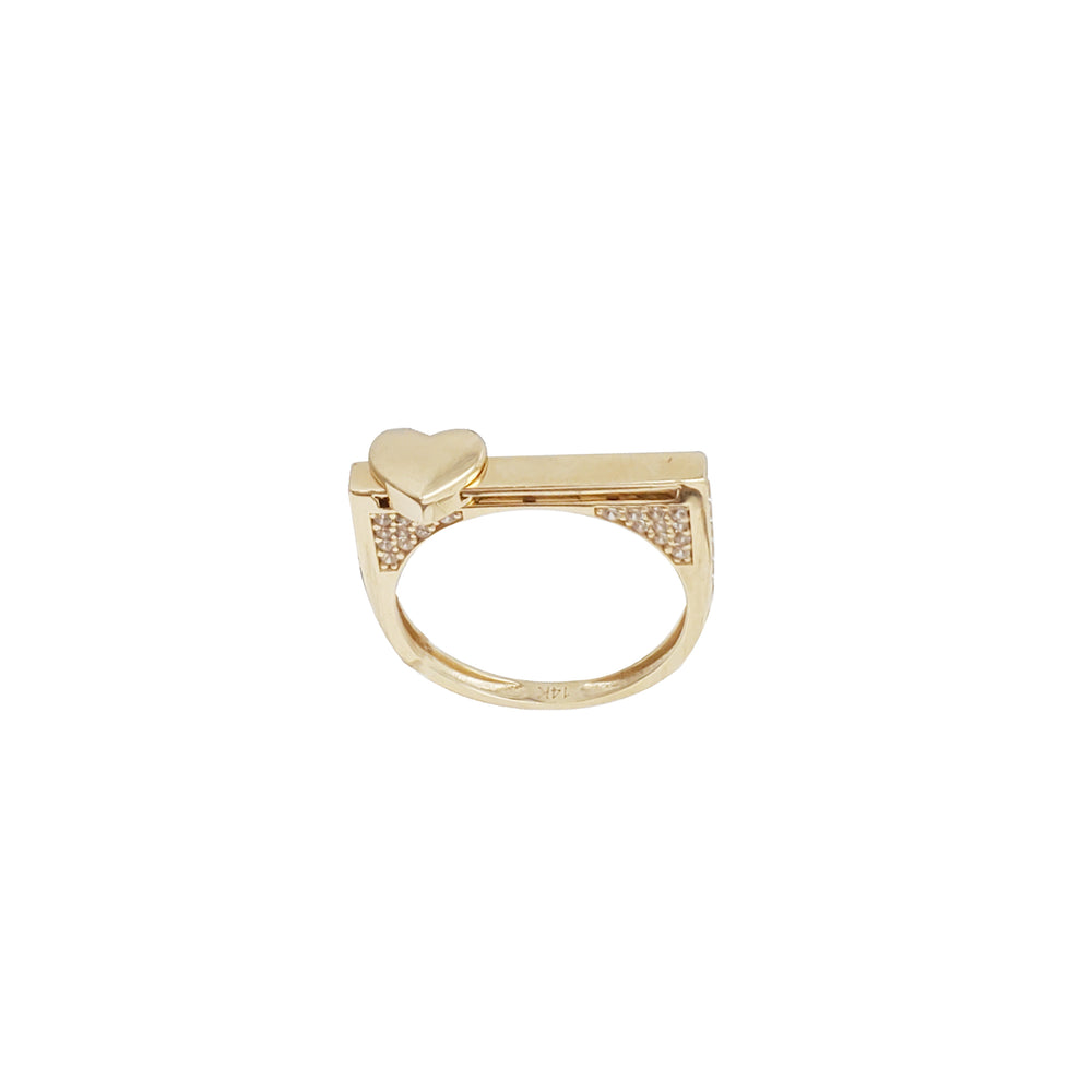 Heart Fancy Ring (14K)