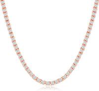 Diamond Tennis Rose Chain (14K).