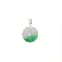 Round Jade Pendant (14K)