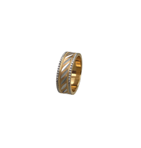 Diamond Cut Two-Tone Ring (14K)