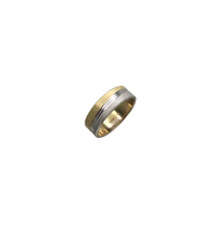 Diamond Cut Two-Tone Fancy Ring (14K)