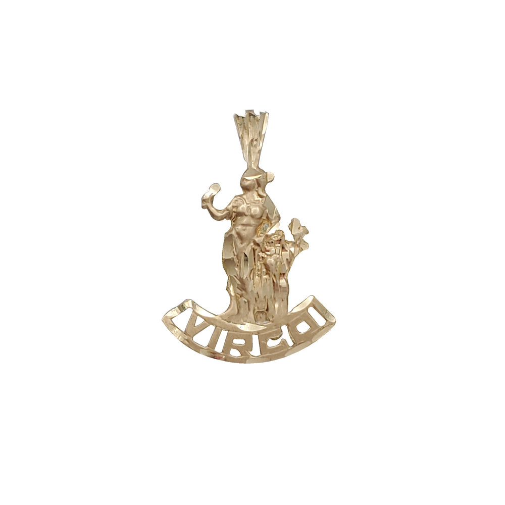 Virgo Zodiac Pendant (14K)