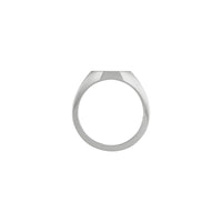 12 mm Octagon Signet Ring (Silver) setting - Popular Jewelry - New York