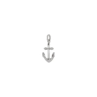Anchor 3D Pendant (Silver) diagonal - Popular Jewelry - New York