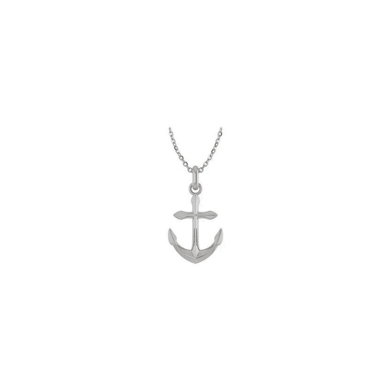 Anchor 3D Pendant (Silver) preview - Popular Jewelry - New York