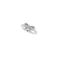 Cute Bow Ring (Silver) diagonal - Popular Jewelry - New York