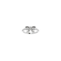 Cute Bow Ring (Silver) front - Popular Jewelry - New York