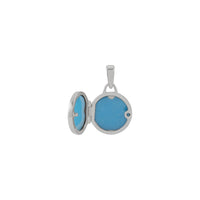 उत्कीर्ण करने योग्य गोल लॉकेट पेंडेंट (सिल्वर) खुला - Popular Jewelry - न्यूयॉर्क
