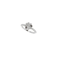 ʻEhā-Leaf Clover Stackable Ring (Silver) diagonal - Popular Jewelry - Nuioka