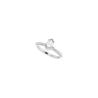 Hamsa Stackable Ring (Silver) diagonal - Popular Jewelry - New York