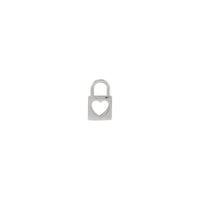 I-Heart Cutout Lock Pendant (Isiliva) ngaphambili - Popular Jewelry - I-New York
