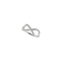Infinity Ring (Silver) diagonal - Popular Jewelry - New York