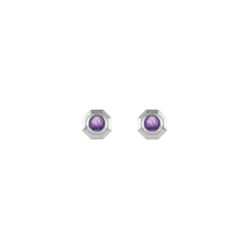 Natural Amethyst Dangle Earrings | Earrings, Amethyst, Dangle earrings