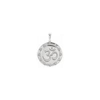 Om Symbol Pendant (Silver) front - Popular Jewelry - New York