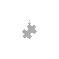 Puzzle Piece Pendant (Silver) front - Popular Jewelry - New York