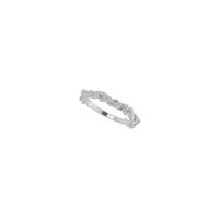 Roses Ring (Silver) diagonal - Popular Jewelry - New York