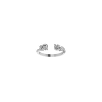 Vintage Open Shank Ring (Silver) atubangan - Popular Jewelry - New York