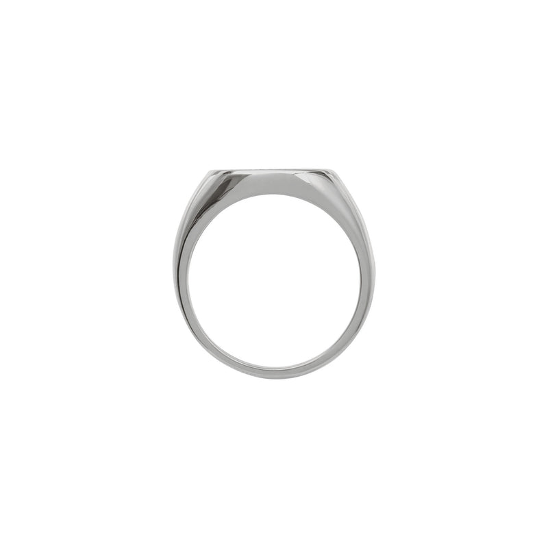 Voyager Compass Signet Ring (Silver) setting - Popular Jewelry - New York