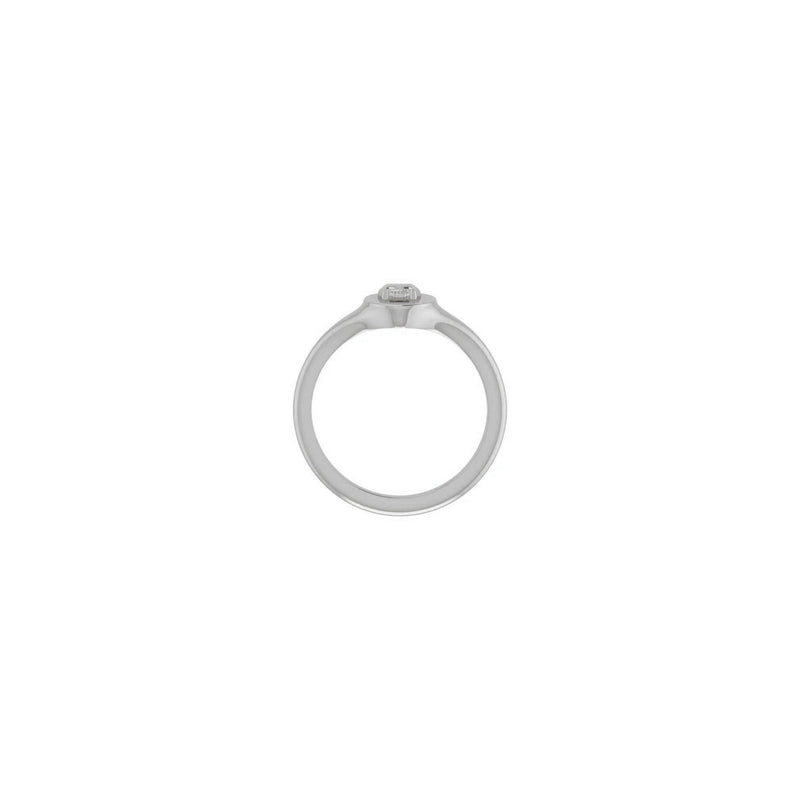 Skull Signet Ring (Silver) setting - Popular Jewelry - New York
