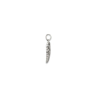 Antiqued Colossal Angel Wings CZ Pendanti (Silver) ẹgbẹ - Popular Jewelry - Niu Yoki