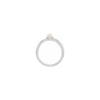 Setlhophiso sa Pearl Ring ea Metsi a Hloekileng (Silver) - Popular Jewelry - New york