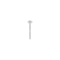 Dijamantni francuski oreol (srebrni) sa strane - Popular Jewelry - Njujork
