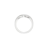 Configuració d'anell de segell de tall de coloma (plata) - Popular Jewelry - Nova York