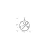 ជញ្ជីងជញ្ជីងបេះដូង Stethoscope Pendant (ប្រាក់) - Popular Jewelry - ញូវយ៉ក