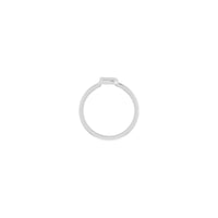 Indledende B-ring (sølv) indstilling - Popular Jewelry - New York
