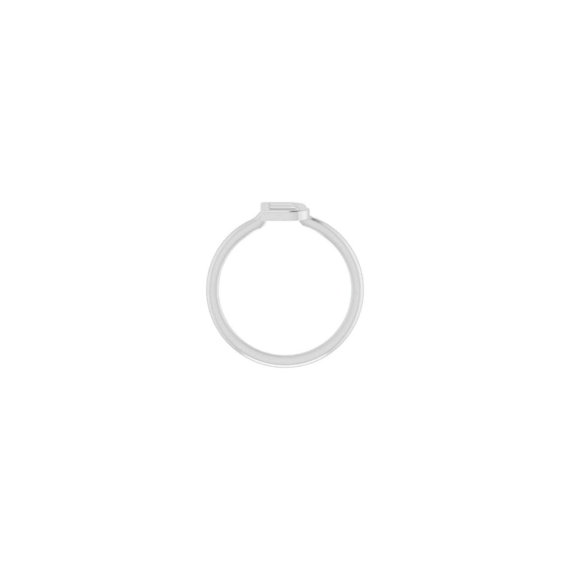 Initial B Ring (Silver) setting - Popular Jewelry - New York
