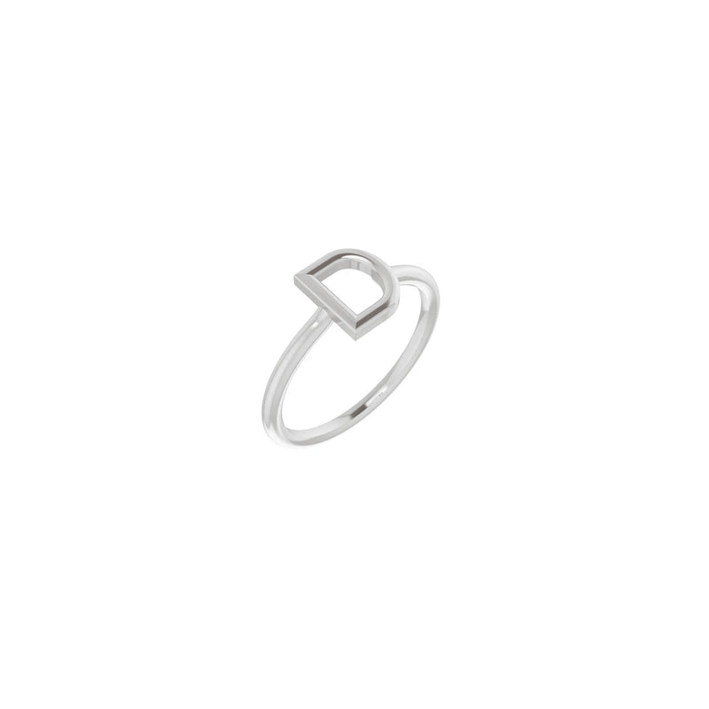 Initial D Ring (Silver) main - Popular Jewelry - New York
