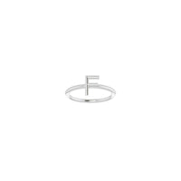 Anillo F inicial (14K) frontal - Popular Jewelry - Nueva York