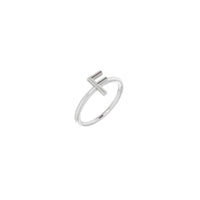 Initial F Ring (Silver) main - Popular Jewelry - نیو یارک