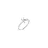 Esialgne K Ring (hõbe) peamine – Popular Jewelry - New York