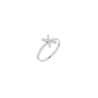 Initial X Ring (Silver) main - Popular Jewelry - New York
