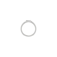 Initial Z Ring (Silver) setting - Popular Jewelry - New York