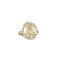 Zirconia Saint Barbara Rings (14K)